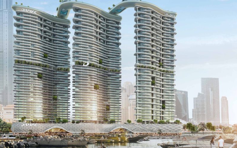 Medupi _ Damac Bay exterior tower and waterfront